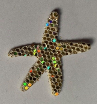 Seestern gold irisierend